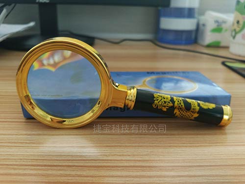 黑柄手持放大鏡