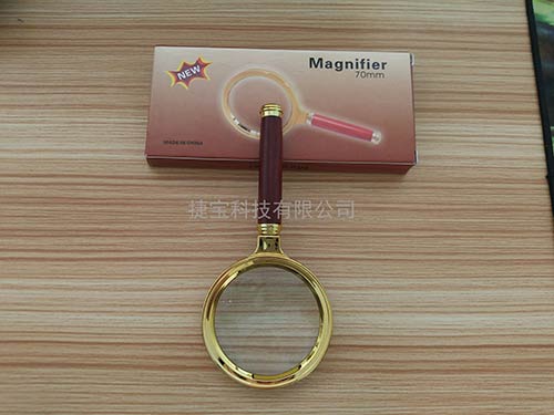 紅柄手持放大鏡